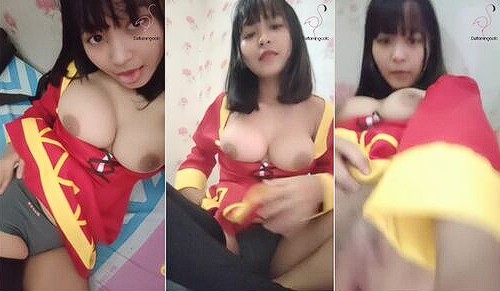 Magic Look! Rara Nadifa Tampil Cosplay Jadi Penyihir Merah yang Stunning